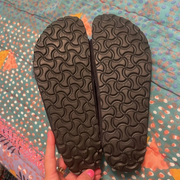 BIRKENSTOCK arizona genuine shearling lined slide - Picture 4 of 4